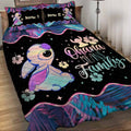 Personalized Ohana Quilt Set for Family - Cute Design Quilt Set GradoCreations