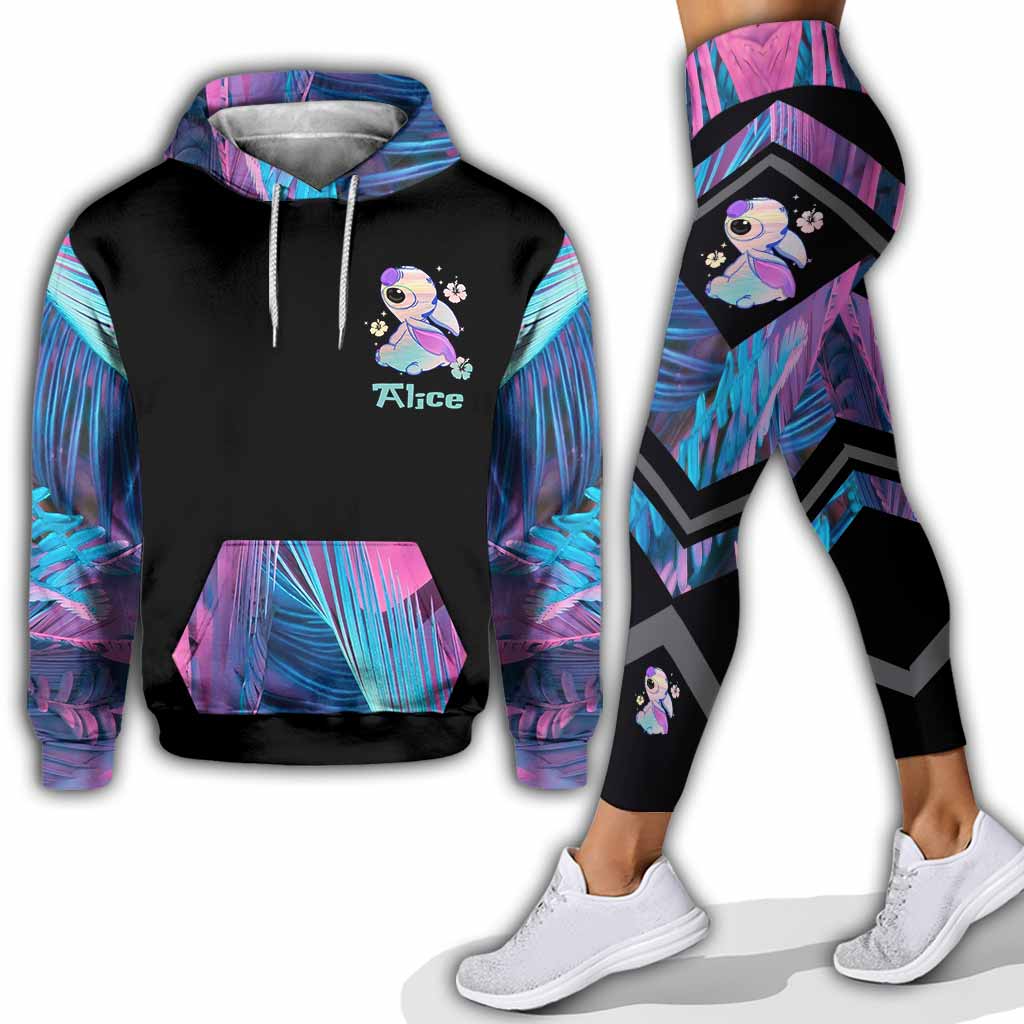 Personalized Ohana Hoodie and Leggings Set Custom Name Gift Hoodie & Leggings GradoCreations