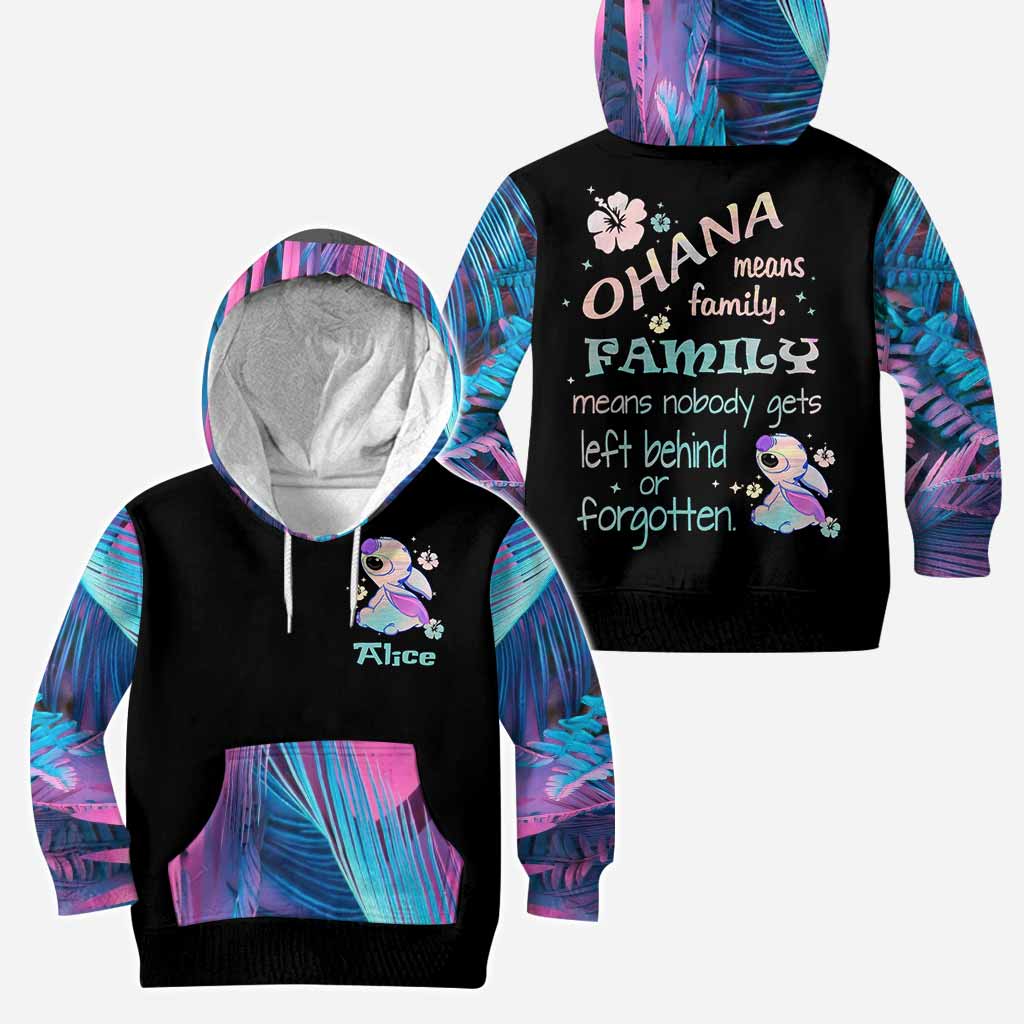 Personalized Ohana Hoodie and Leggings Set Custom Name Gift Hoodie & Leggings GradoCreations