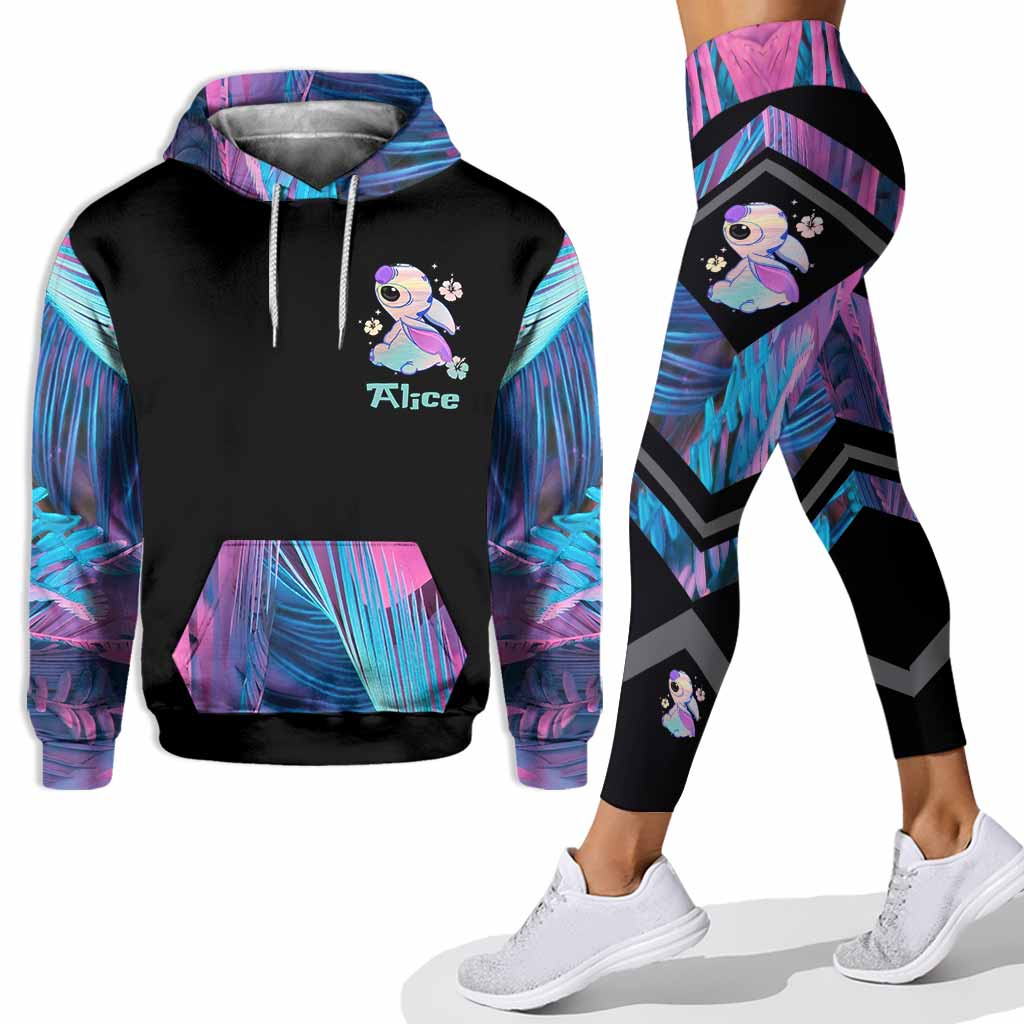 Personalized Ohana Hoodie and Leggings Set Custom Name Gift Hoodie & Leggings GradoCreations
