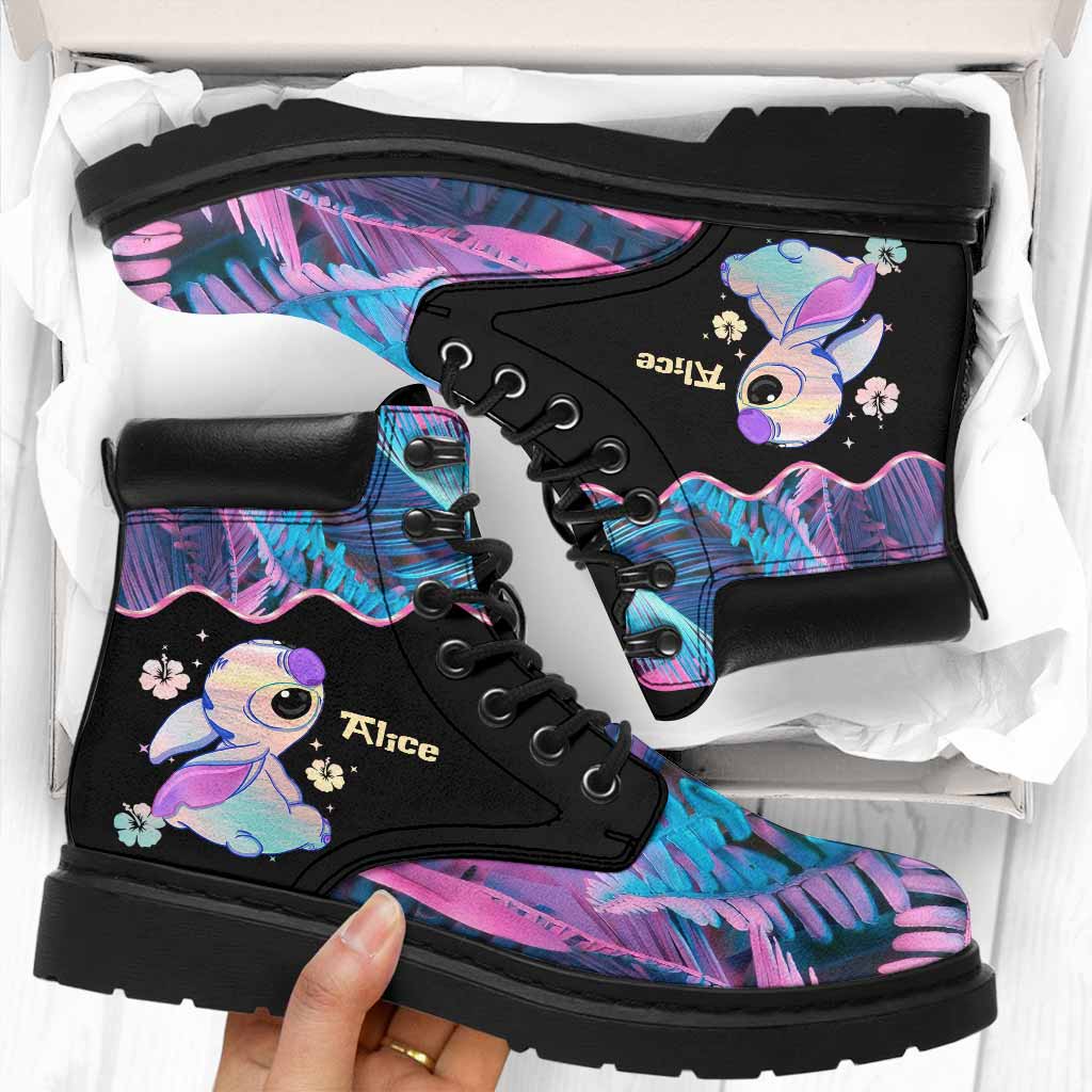 Personalized Ohana All Season Boots Custom Name Gift for Kids All season boots GradoCreations