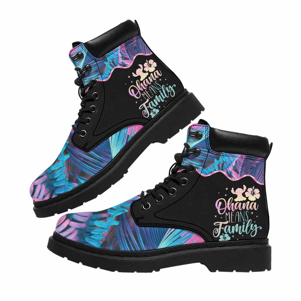 Personalized Ohana All Season Boots Custom Name Gift for Kids All season boots GradoCreations