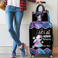 Personalized Leather Handbag & Luggage Cover for Travel Gift Leather Handbag & Luggage Cover GradoCreations