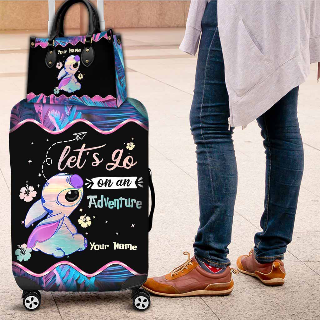 Personalized Leather Handbag & Luggage Cover for Travel Gift Leather Handbag & Luggage Cover GradoCreations
