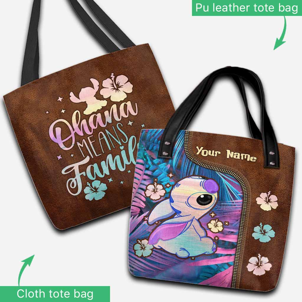 Personalized Ohana Tote Bag Custom Name Gift for Mom Tote Bag GradoCreations