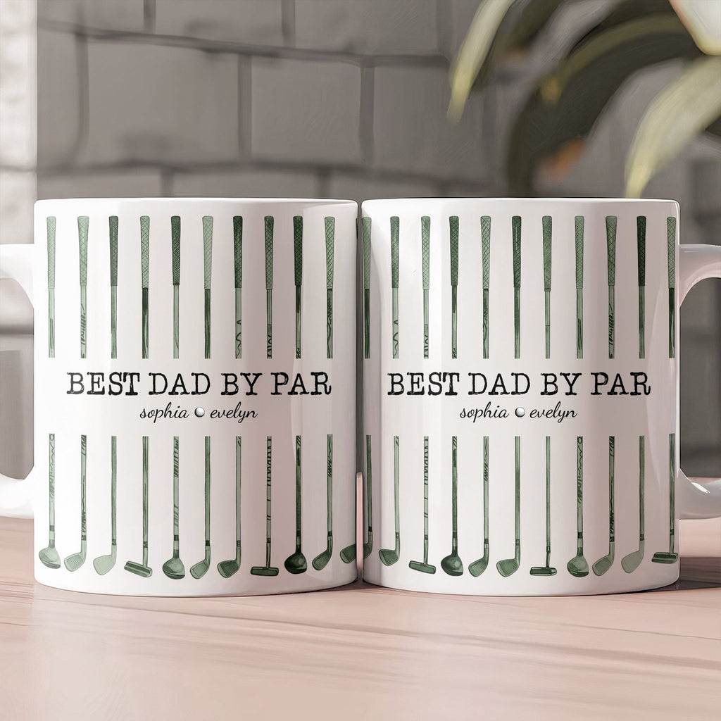 Personalized Golf Mug Best Dad Gift Custom Name for Father's Day HN590 - edge to edge mug fix GradoCreations