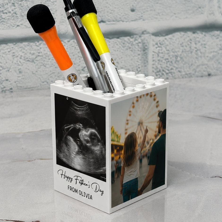 Custom Photo Building Brick Blocks Personalized Gift for Dad HN590 - Building Blocks diff design GradoCreations