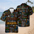 Personalized Hawaiian Shirt for Grandpa with Kids Names Gift HN590 - AOP Hawai Shirt GradoCreations