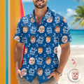 Personalized Hawaii Shirt Custom Photo Gift for Dad HN590 - AOP Hawai Shirt GradoCreations