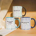Personalized Golf Mug for Dad Custom Photo Gift Idea HN590 - Accent Mug fix GradoCreations
