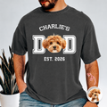 Personalized Photo Comfort Shirt Gift for Dog Cat Dad Comfort Shirt GradoCreations