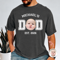 Personalized Comfort Shirt Custom Photo Gift for Dad Comfort Shirt GradoCreations