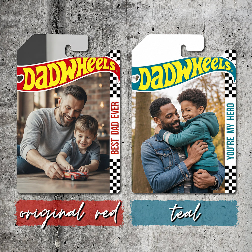 Personalized Hot Wheels Packaging Custom Photo Gift for Dad HN590 - Hot Wheels GradoCreations
