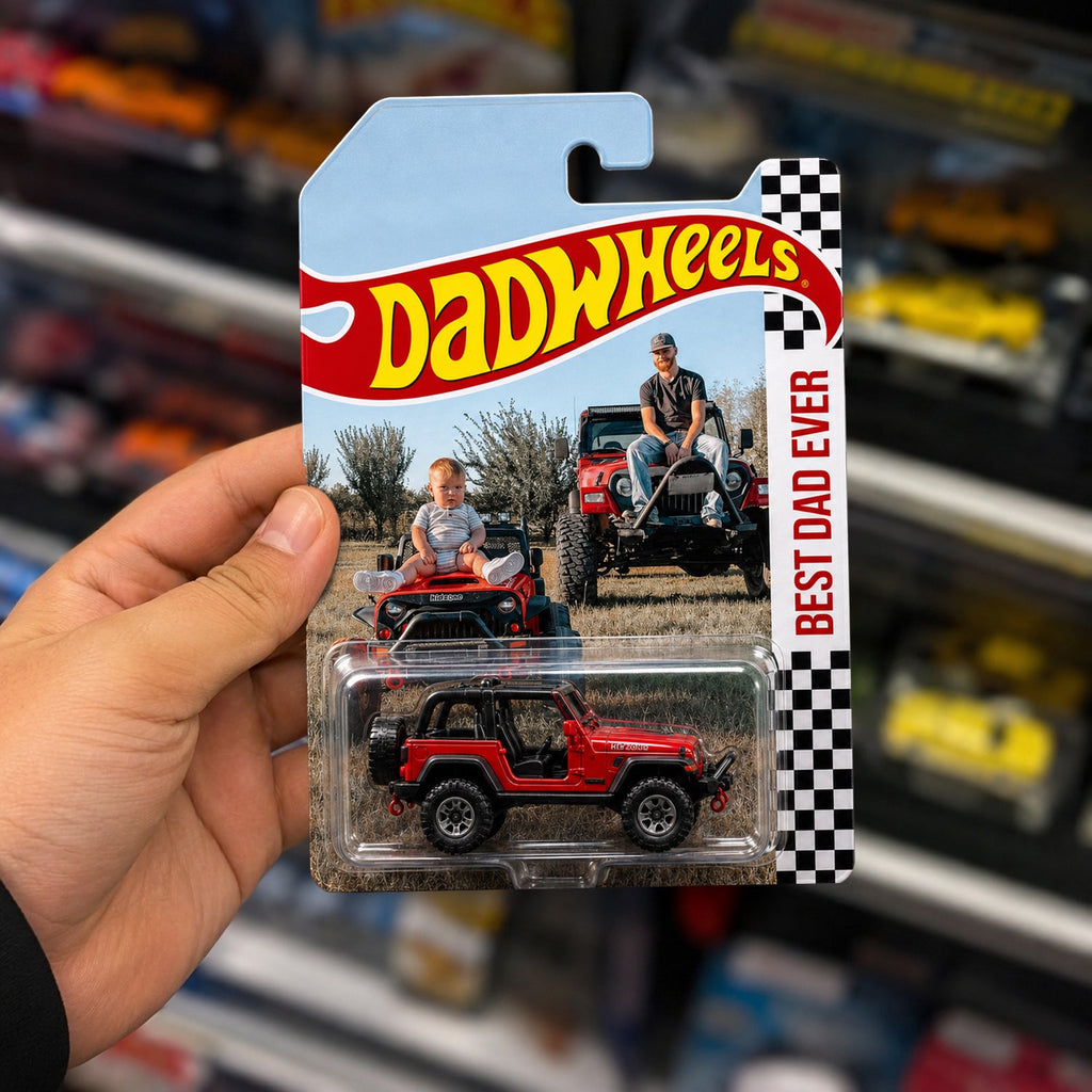 Personalized Hot Wheels Collector Packaging Gift for Dad HN590 - Hot Wheels GradoCreations