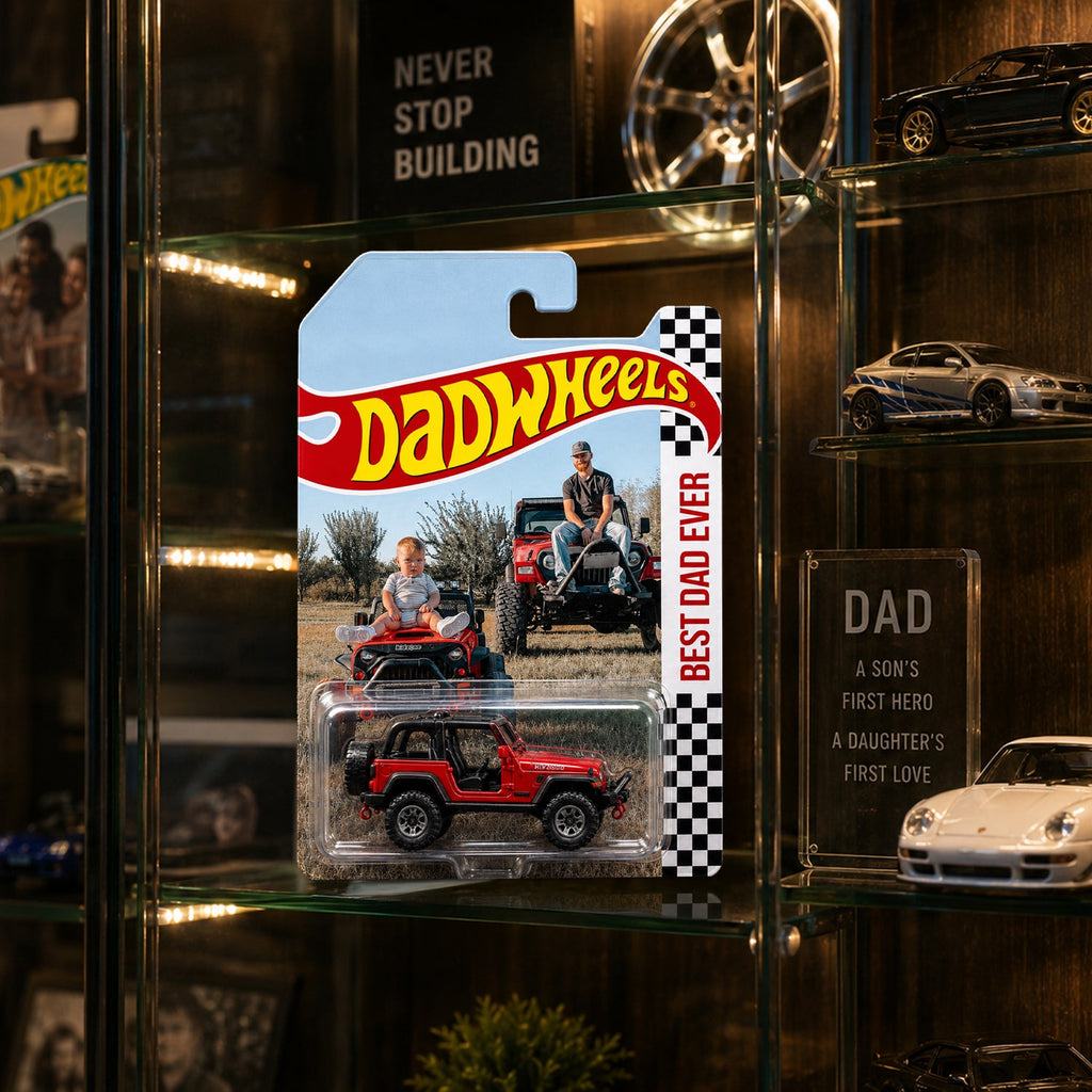 Personalized Hot Wheels Collector Packaging Gift for Dad HN590 - Hot Wheels GradoCreations