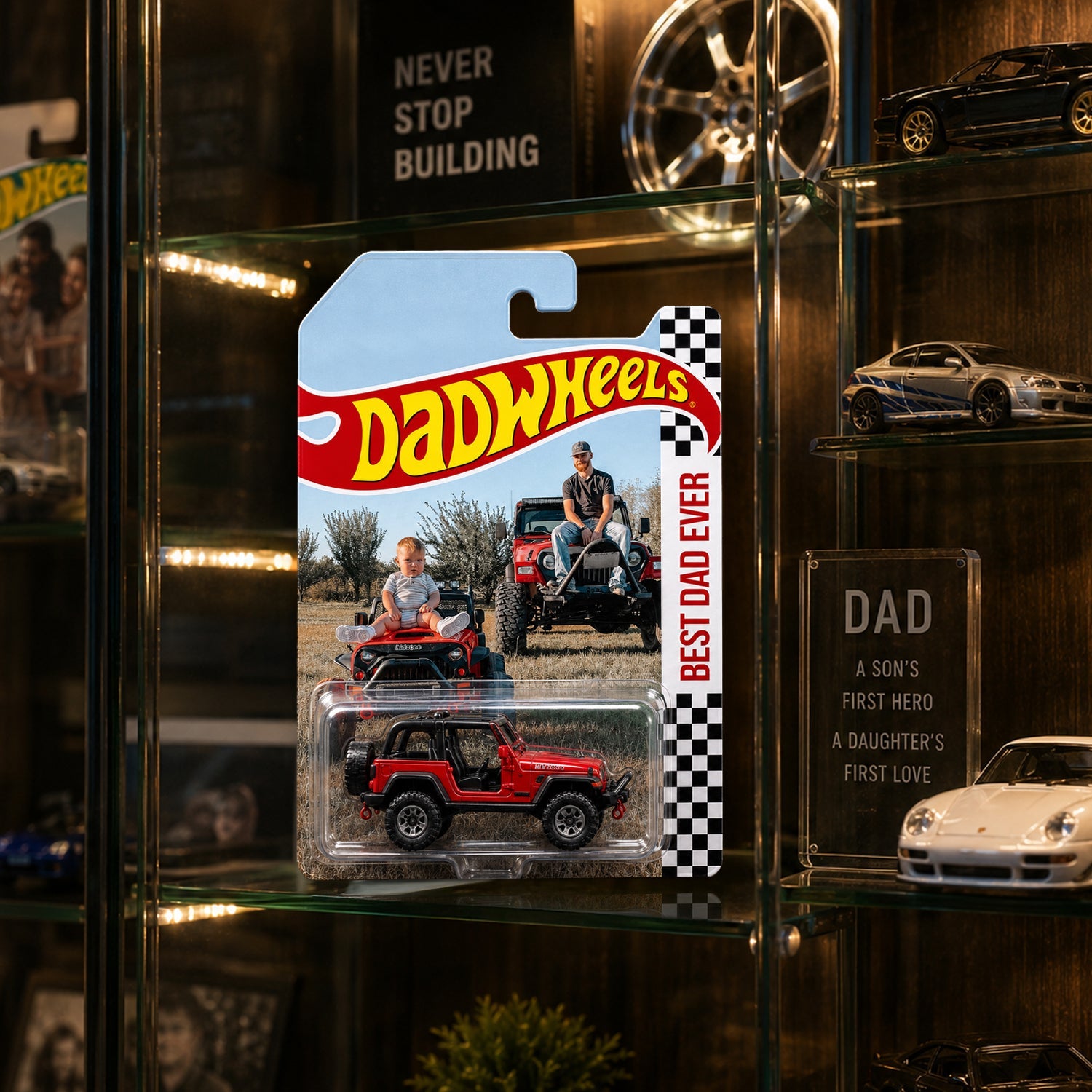 Personalized Hot Wheels Collector Packaging Gift for Dad HN590 - Hot Wheels GradoCreations