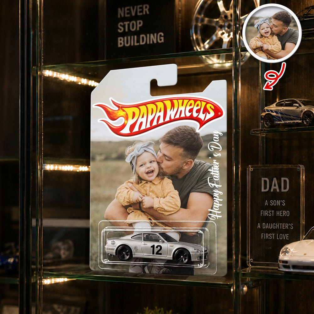 Personalized Hot Wheels Collector Packaging Gift for Dad HN590 - Hot Wheels GradoCreations