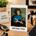 Personalized Photo Vintage Building Block Birthday Gift for Him/Her HN590 - Building Blocks GradoCreations