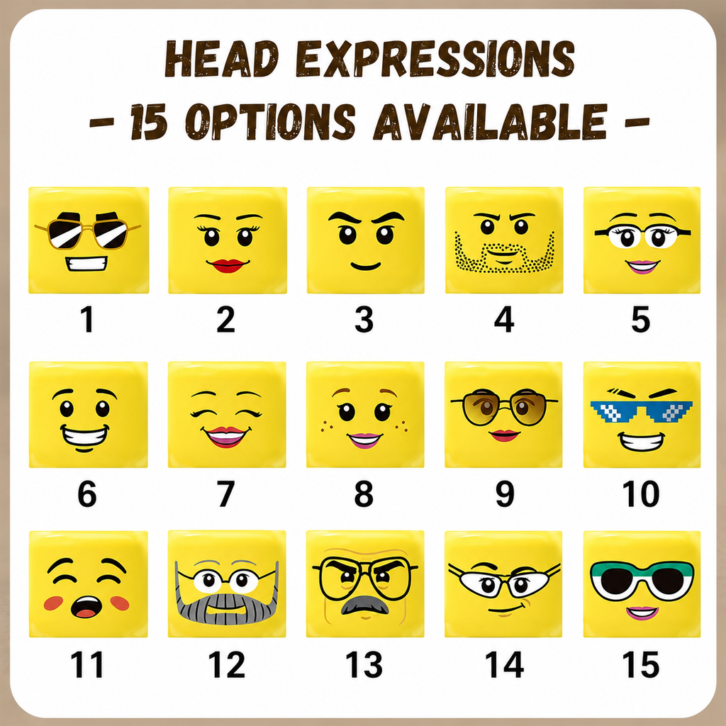 Custom Minifigure Building Blocks Gift for Graduation Family HN590 - Minifigure Building Blocks FIX GradoCreations