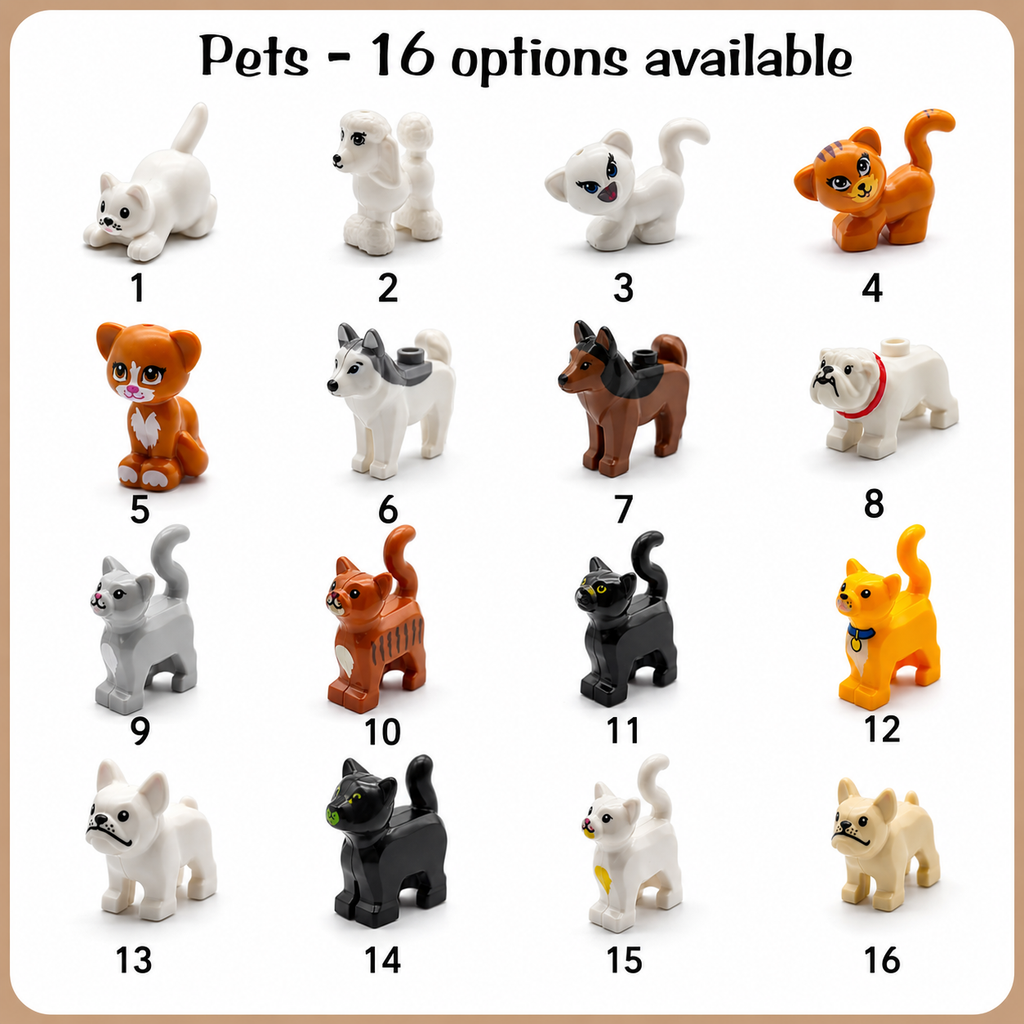 Custom Minifigure Building Blocks Gift for Graduation Family HN590 - Minifigure Building Blocks FIX GradoCreations