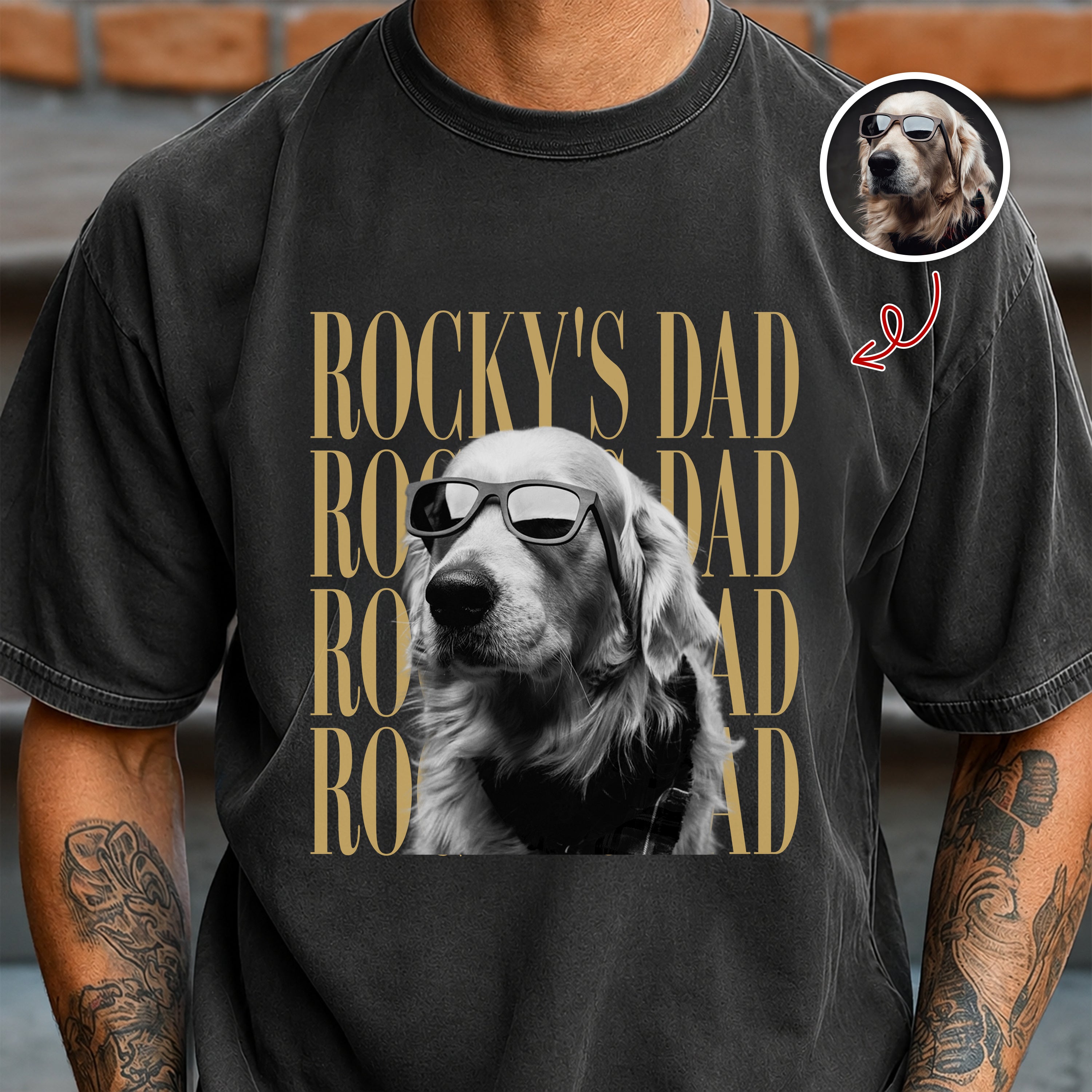 Personalized Vintage Photo Comfort Shirt Gift for Mom/Dad Comfort Shirt GradoCreations