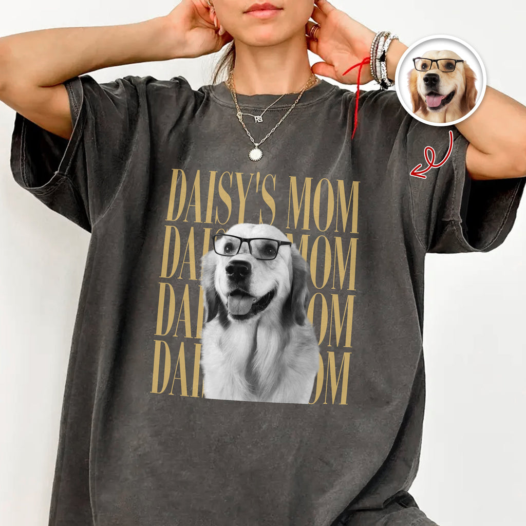 Personalized Vintage Photo Comfort Shirt Gift for Mom/Dad Comfort Shirt GradoCreations