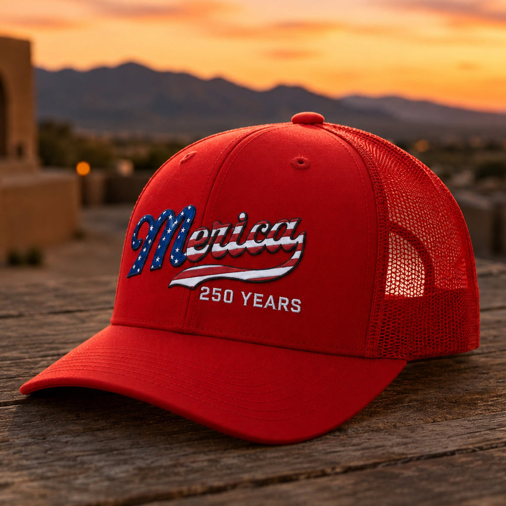 Personalized Patriotic Embroidered Trucker Hat USA Gift HN590 - Embroidered Trucker Hat GradoCreations