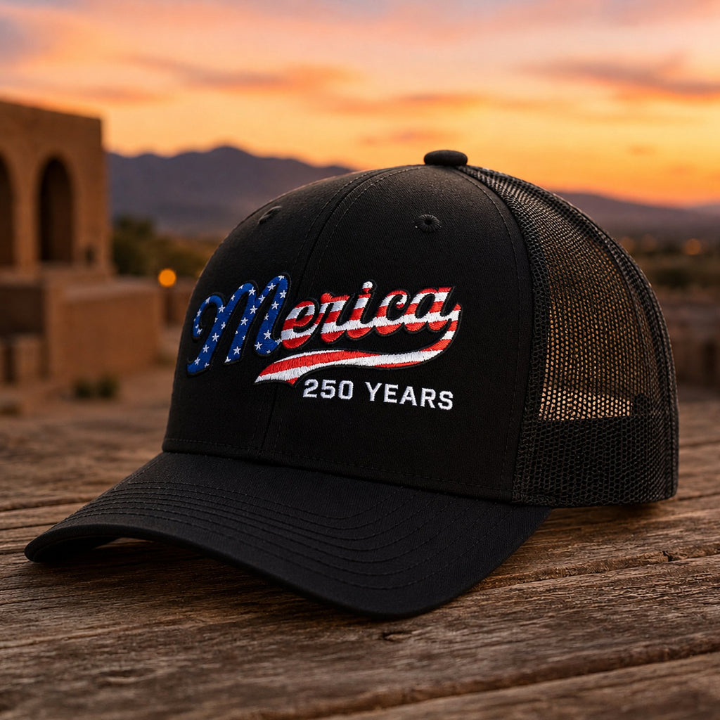 Personalized Patriotic Embroidered Trucker Hat USA Gift HN590 - Embroidered Trucker Hat GradoCreations
