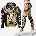 Personalized Minnie Mouse Hoodie and Leggings Set for Kids Hoodie & Leggings GradoCreations
