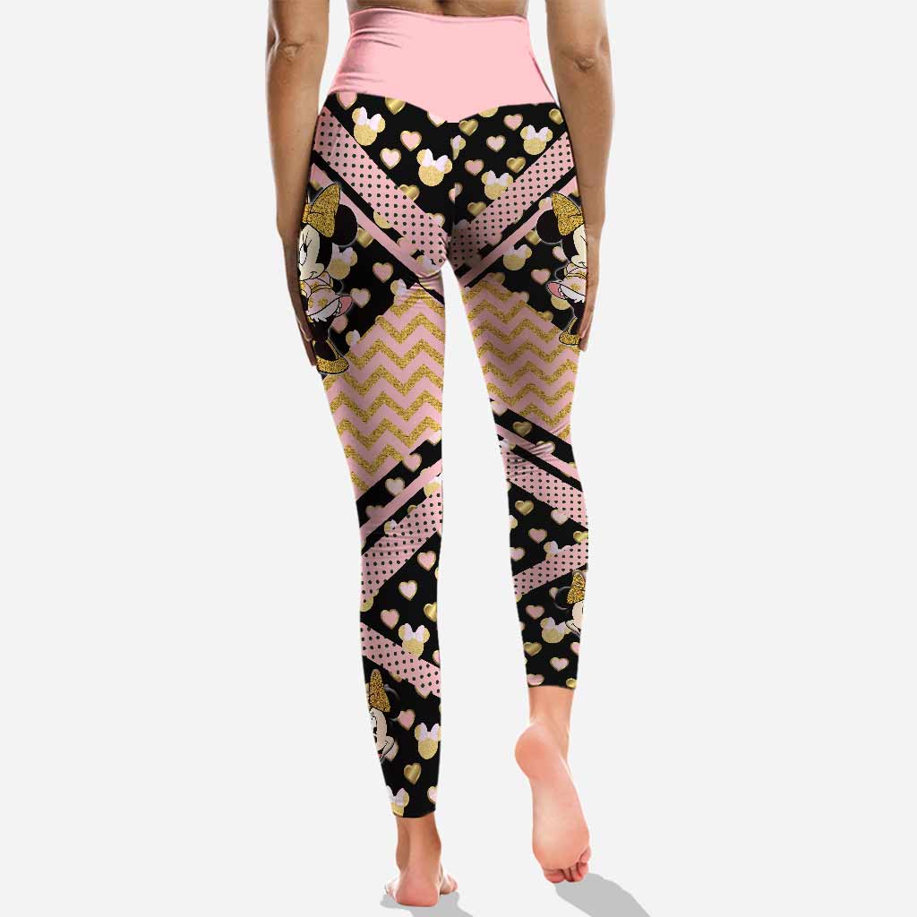 Personalized Minnie Mouse Hoodie and Leggings Set for Kids Hoodie & Leggings GradoCreations