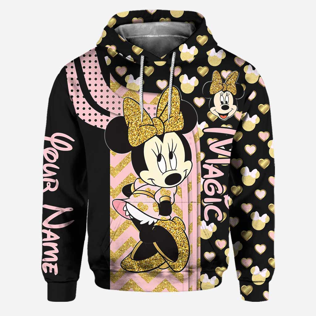 Personalized Minnie Mouse Hoodie and Leggings Set for Kids Hoodie & Leggings GradoCreations