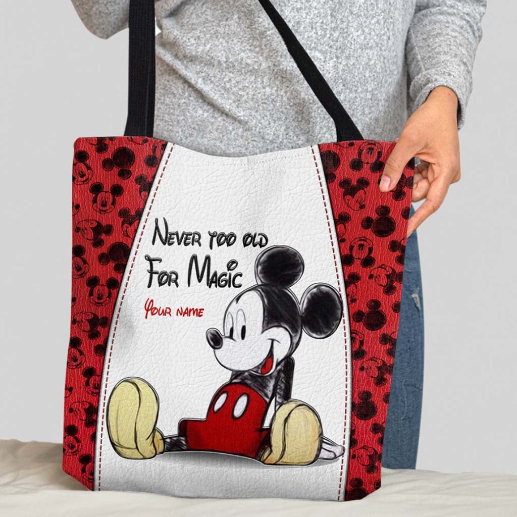 Personalized Mickey Mouse Tote Bag with Custom Name for Mom Tote Bag GradoCreations