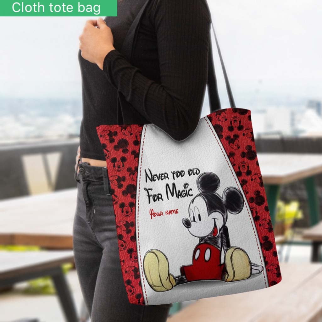 Personalized Mickey Mouse Tote Bag with Custom Name for Mom Tote Bag GradoCreations