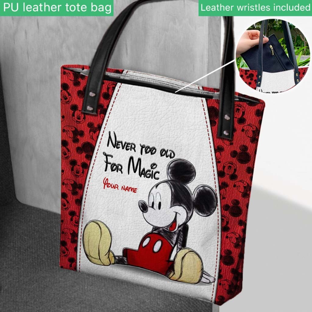 Personalized Mickey Mouse Tote Bag with Custom Name for Mom Tote Bag GradoCreations