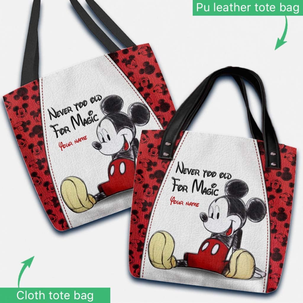 Personalized Mickey Mouse Tote Bag with Custom Name for Mom Tote Bag GradoCreations