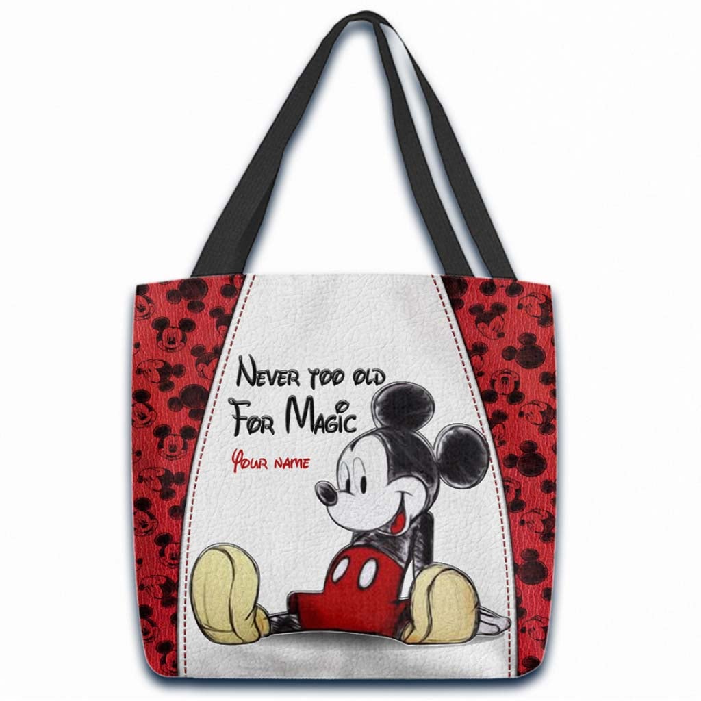 Personalized Mickey Mouse Tote Bag with Custom Name for Mom Tote Bag GradoCreations