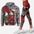 Personalized Minnie Mouse Ears Hoodie & Leggings Set Gift for Kids Hoodie & Leggings GradoCreations