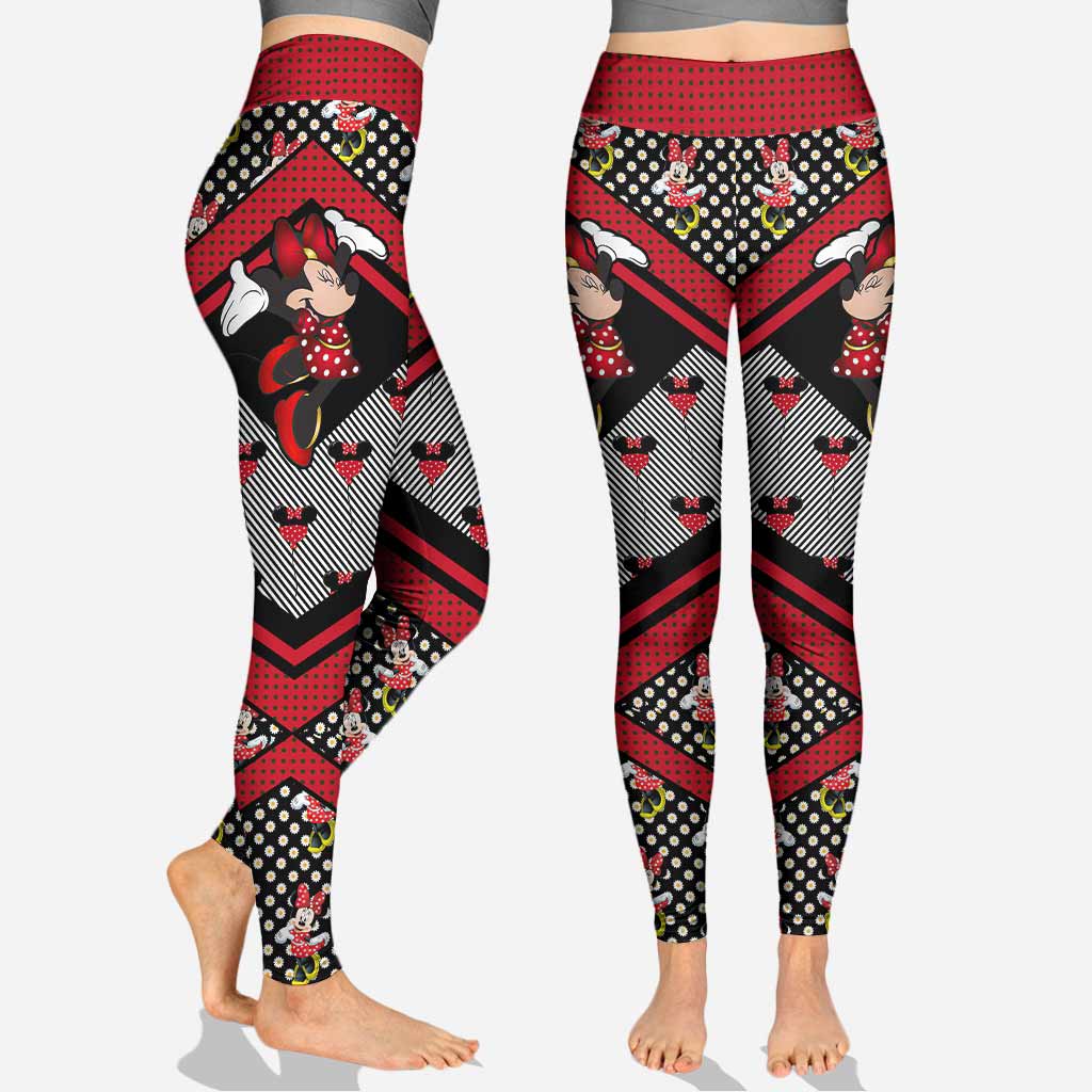 Personalized Minnie Mouse Ears Hoodie & Leggings Set Gift for Kids Hoodie & Leggings GradoCreations