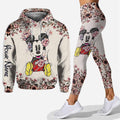 Personalized Mickey Mouse Hoodie and Leggings Set for Women Hoodie & Leggings GradoCreations