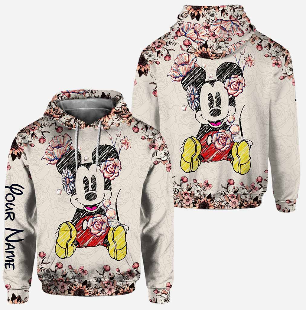 Personalized Mickey Mouse Hoodie and Leggings Set for Women Hoodie & Leggings GradoCreations
