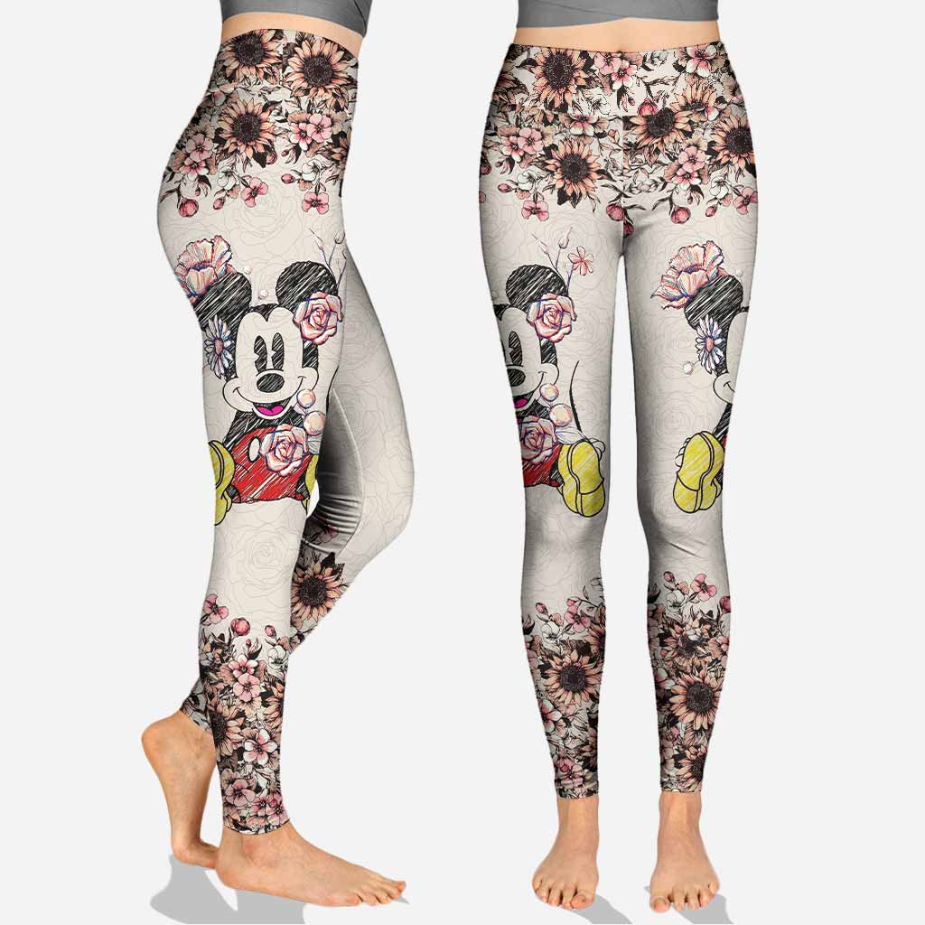 Personalized Mickey Mouse Hoodie and Leggings Set for Women Hoodie & Leggings GradoCreations