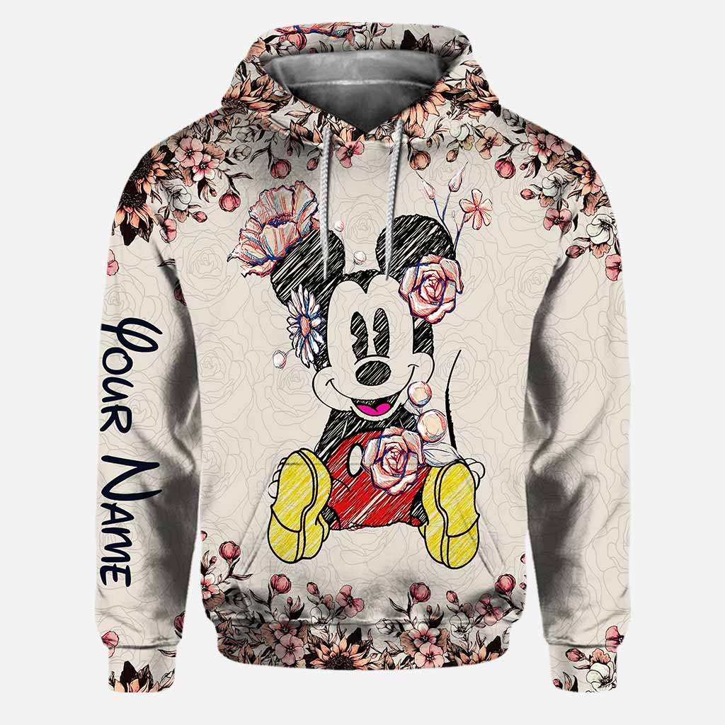 Personalized Mickey Mouse Hoodie and Leggings Set for Women Hoodie & Leggings GradoCreations