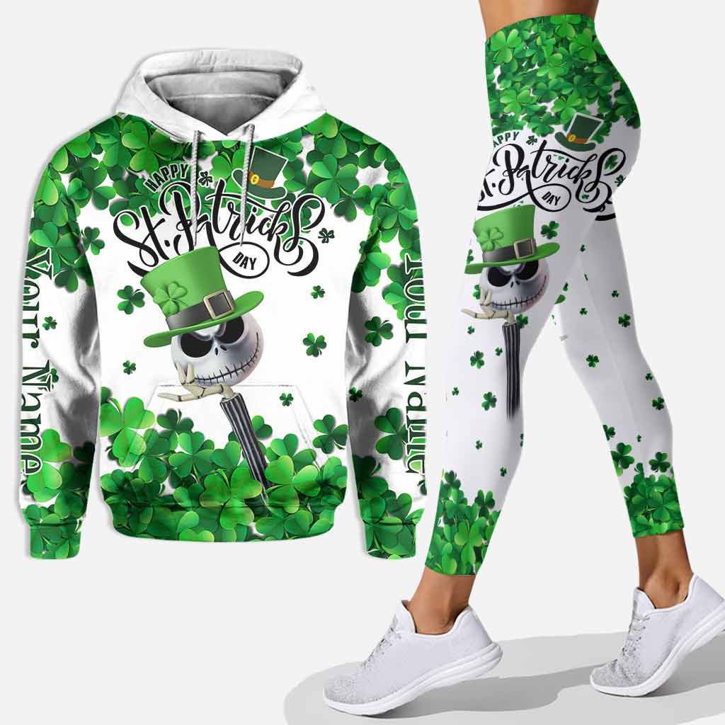 Personalized St. Patrick's Day Hoodie and Leggings Set with Custom Name Hoodie & Leggings GradoCreations