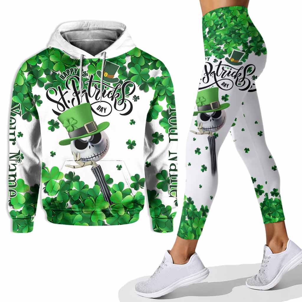 Personalized St. Patrick's Day Hoodie and Leggings Set with Custom Name Hoodie & Leggings GradoCreations