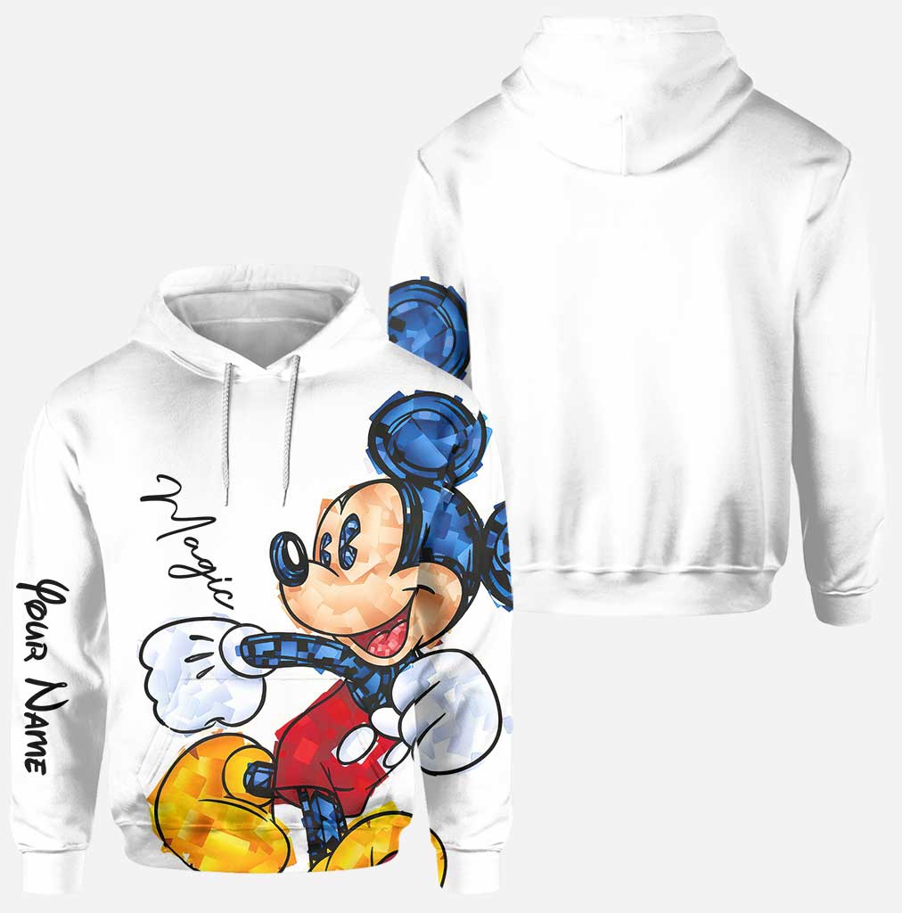Personalized Hoodie and Leggings Set with Magic Mouse Design for Kids Hoodie & Leggings GradoCreations