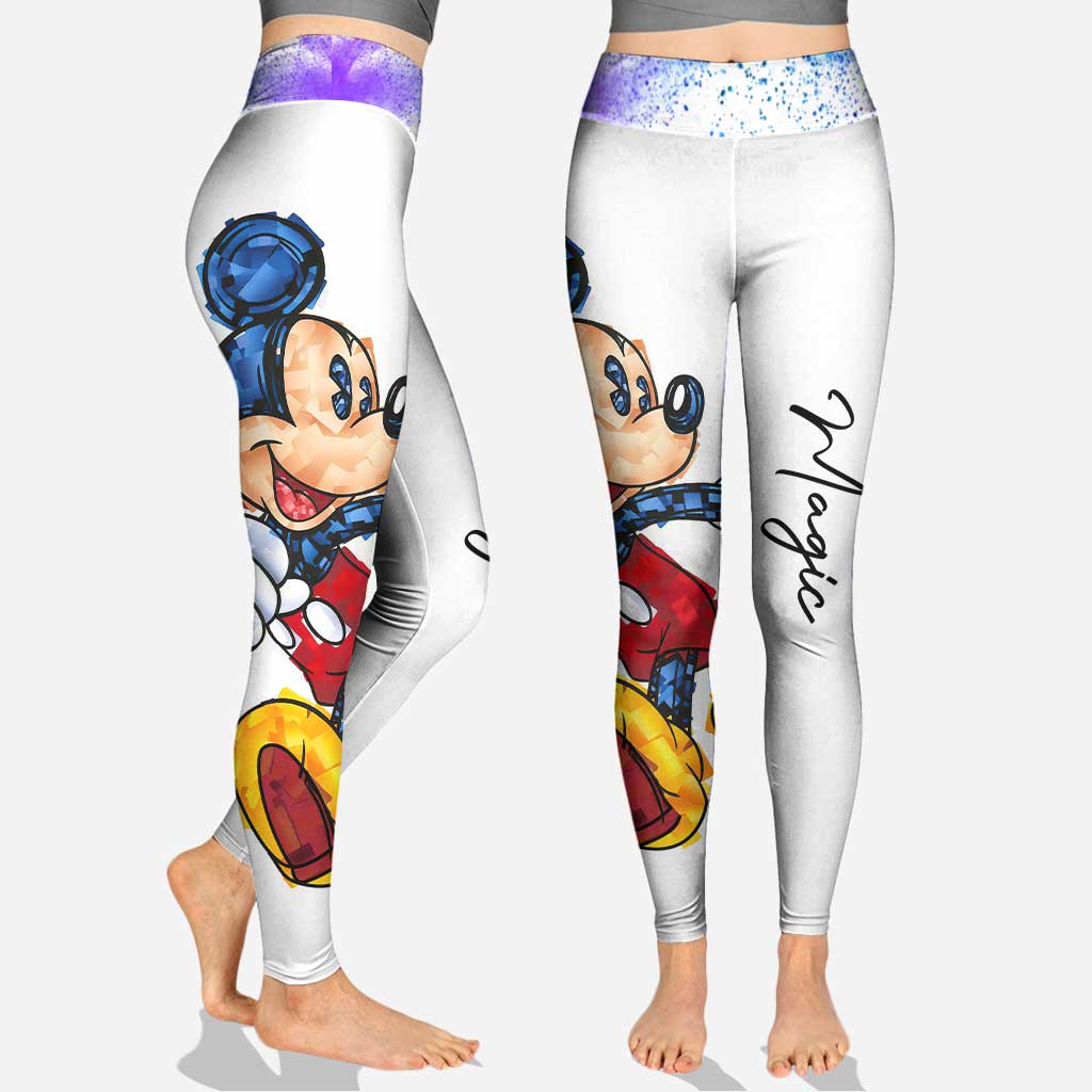 Personalized Hoodie and Leggings Set with Magic Mouse Design for Kids Hoodie & Leggings GradoCreations