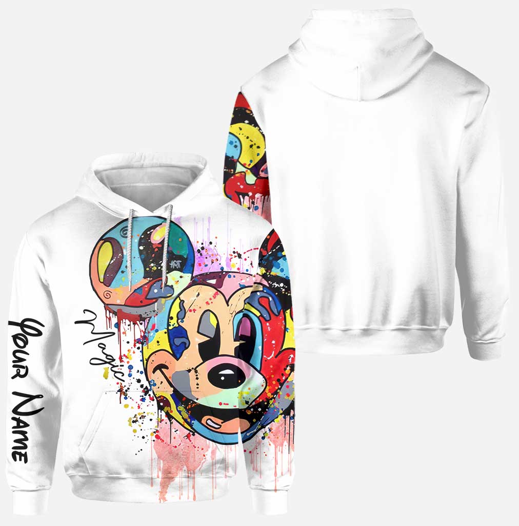 Personalized Mickey Mouse Hoodie and Leggings Set for Kids Hoodie & Leggings GradoCreations