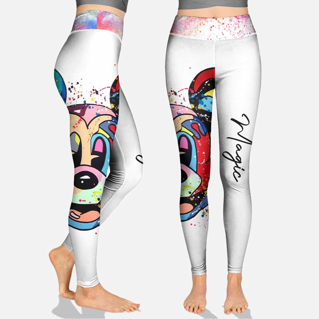 Personalized Mickey Mouse Hoodie and Leggings Set for Kids Hoodie & Leggings GradoCreations