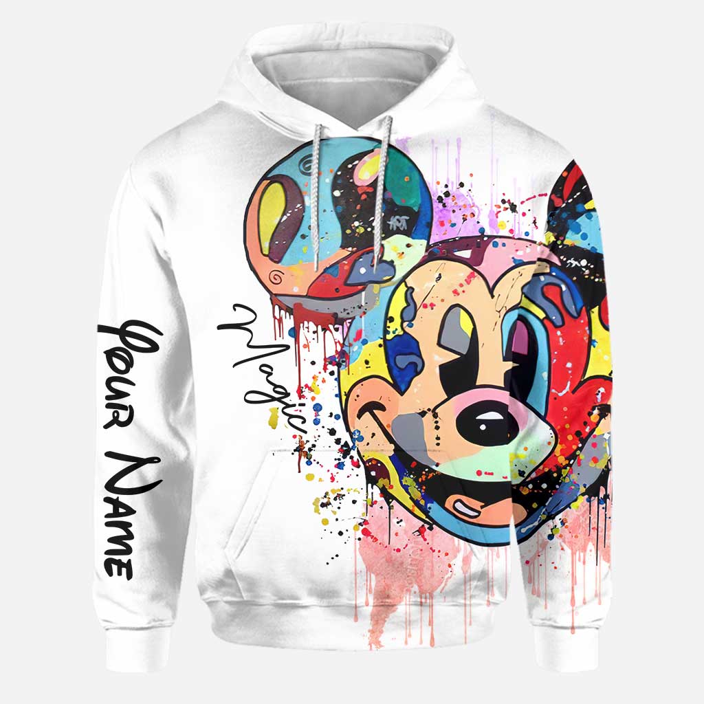 Personalized Mickey Mouse Hoodie and Leggings Set for Kids Hoodie & Leggings GradoCreations