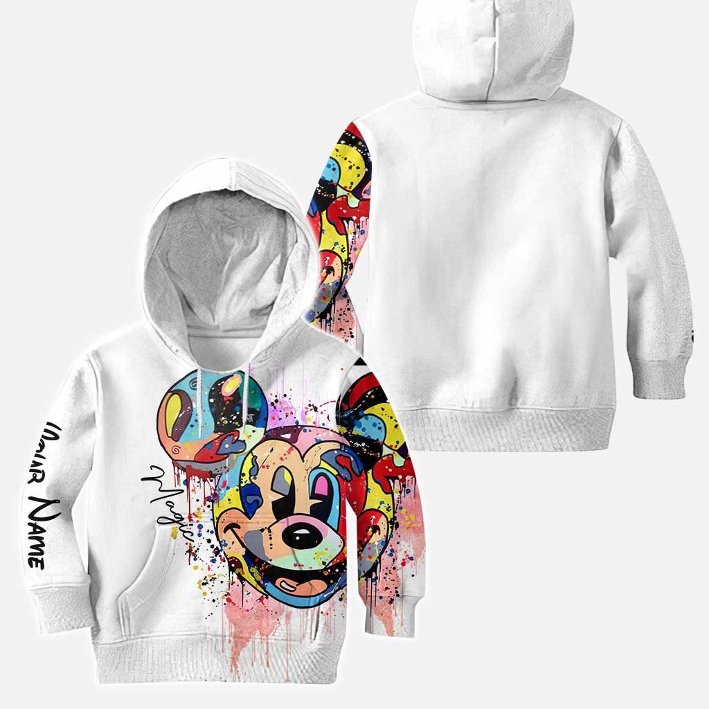 Personalized Mickey Mouse Hoodie and Leggings Set for Kids Hoodie & Leggings GradoCreations
